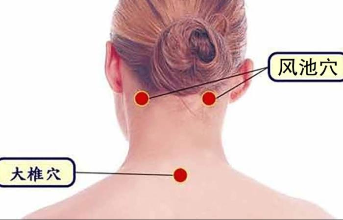 風池穴按摩