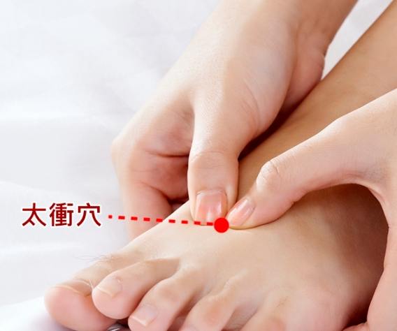 太衝穴按摩